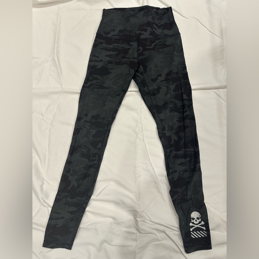 Soulcycle x Lululemon Army Print Legging